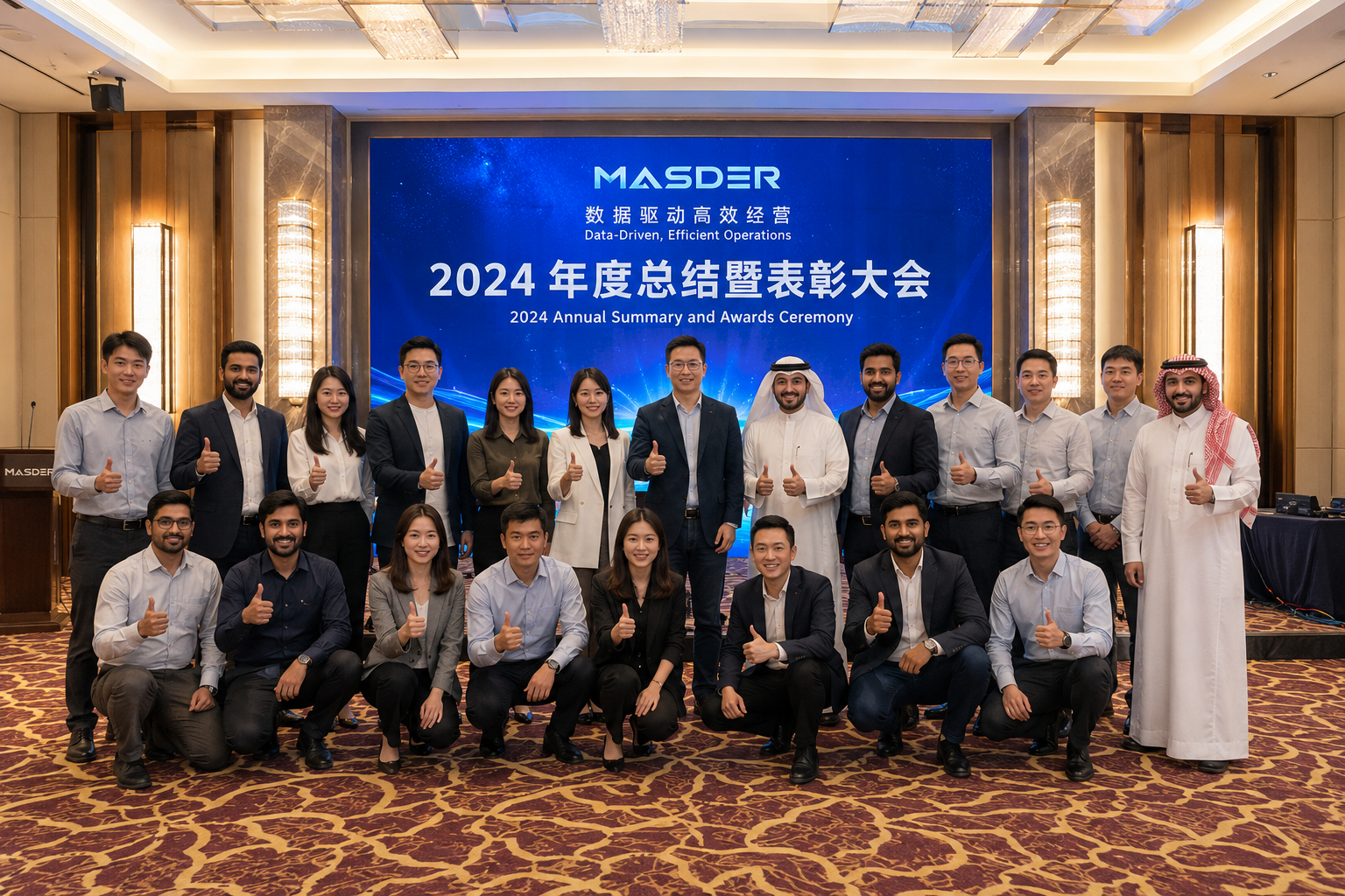 MASDER annual summary and awards team photo